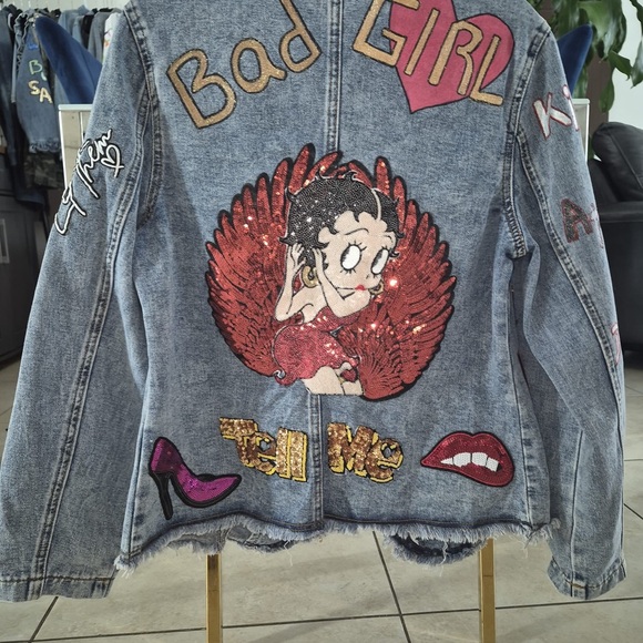 Embroidered Denim Jean Jacket